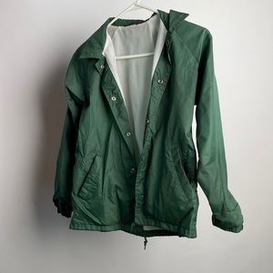 Vintage green windbreaker